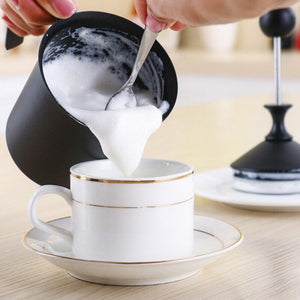 400/800ML Manual Milk Frother Stainless Steel cappuccino Milk Creamer Milk Foam Mesh Coffee Foamer Creamer Kitchen Applicance