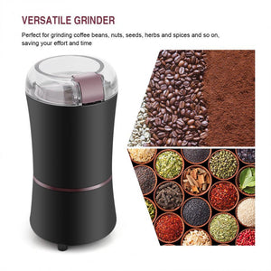 400W Electric Coffee Grinder Kitchen Coffee Beans Spices Nuts Grinding Machine With Spice Nuts Seeds French Coffee Maker Machine