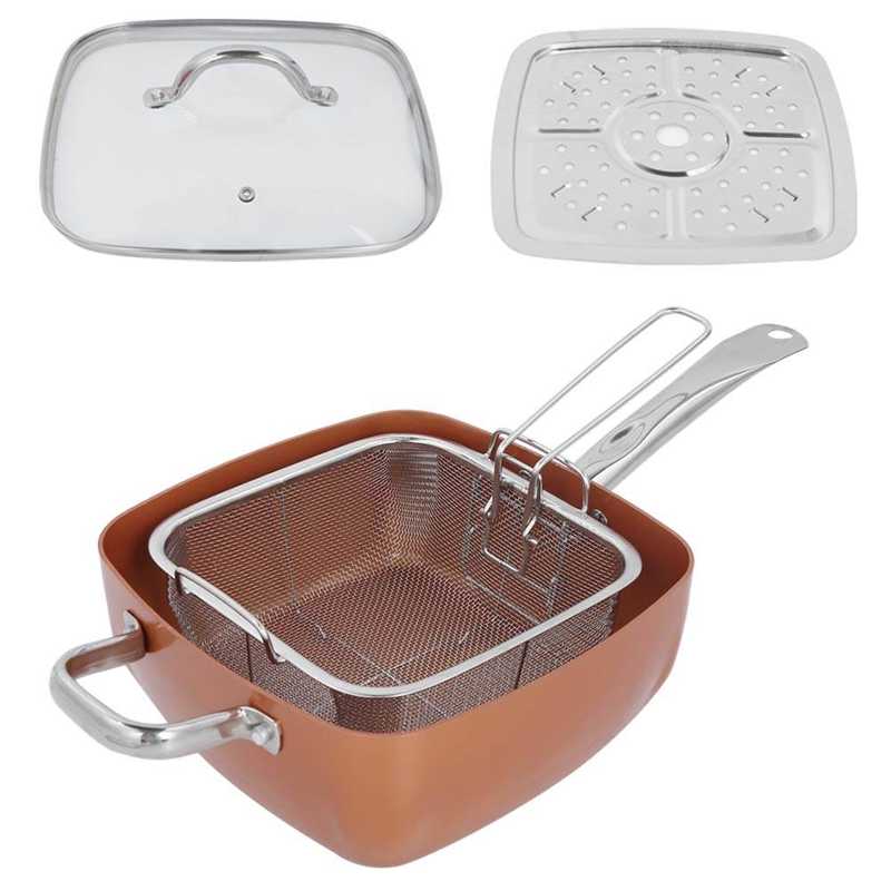 4Pcs/Set Aluminium Non-Stick Cooking Pot Saucepan Frying Pot Household Kitchen Cookware Set High quality