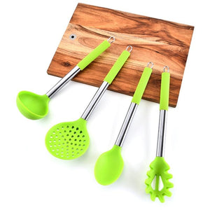 7Pcs Cookware Kitchenware Set Silica Gel Kitchen Tools Accessories Luxury Cooking Utensils Special Tool Spoon