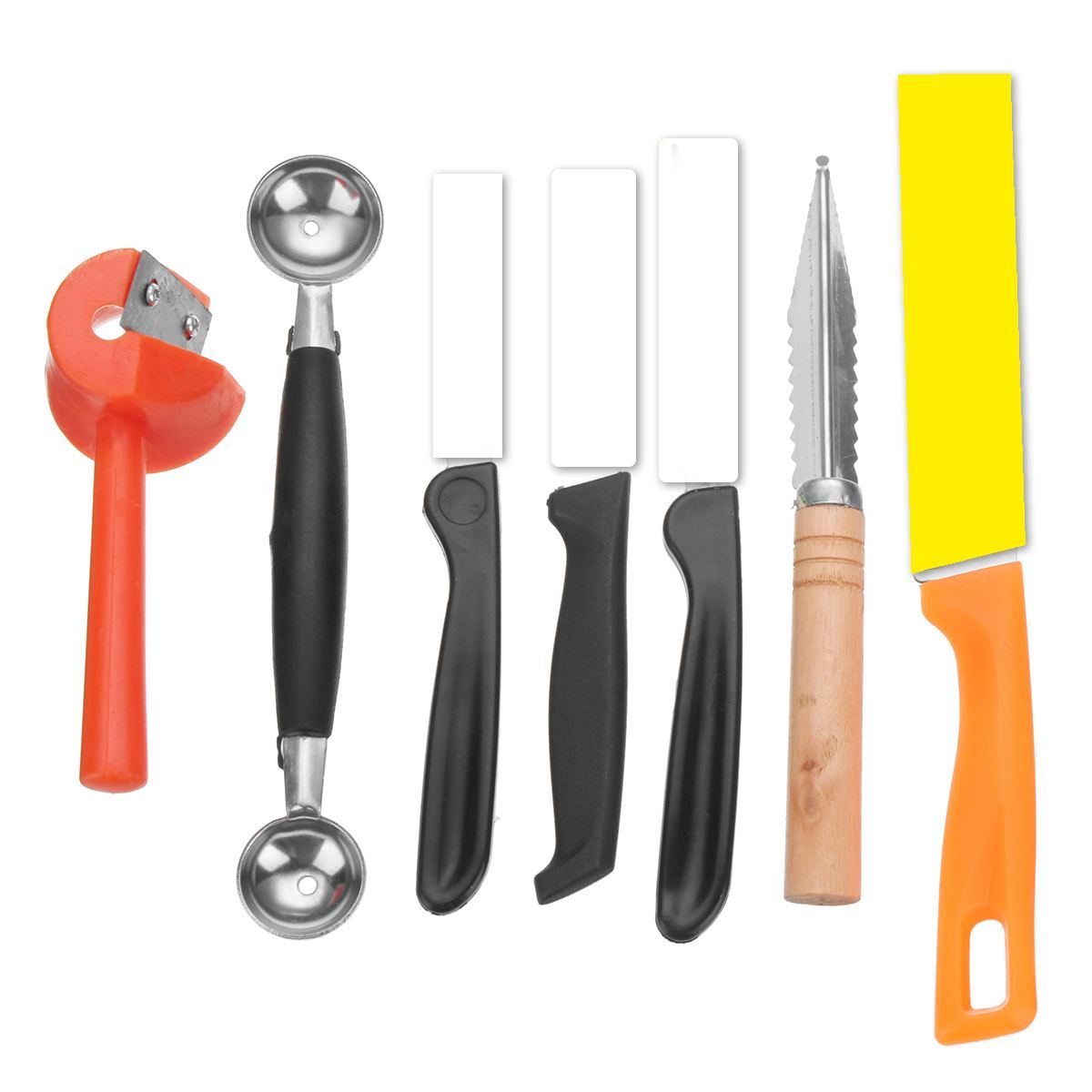 80 In 1 Portable Kitchen Carving Cutter Tool Sets  Food Fruit Carving Knife Sculpture Carving Tool with Storage Bag