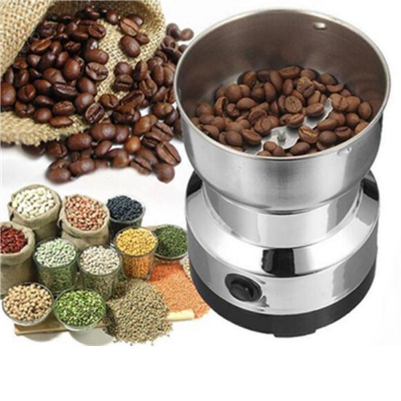 Coffee Grinder Electric Mini Coffee Bean Nut Grinder Coffee Beans Multifunctional Home Coffe Machine Kitchen Tool EU Plug