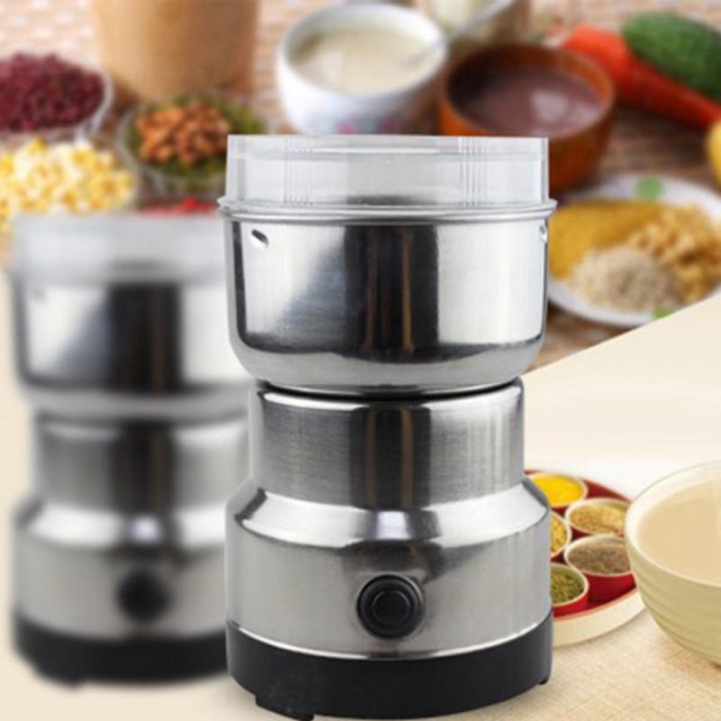 Coffee Grinder Electric Mini Coffee Bean Nut Grinder Coffee Beans Multifunctional Home Coffe Machine Kitchen Tool EU Plug