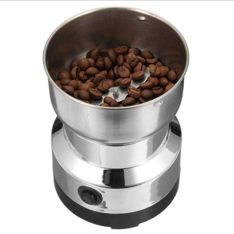 Coffee Grinder Electric Mini Coffee Bean Nut Grinder Coffee Beans Multifunctional Home Coffe Machine Kitchen Tool EU Plug