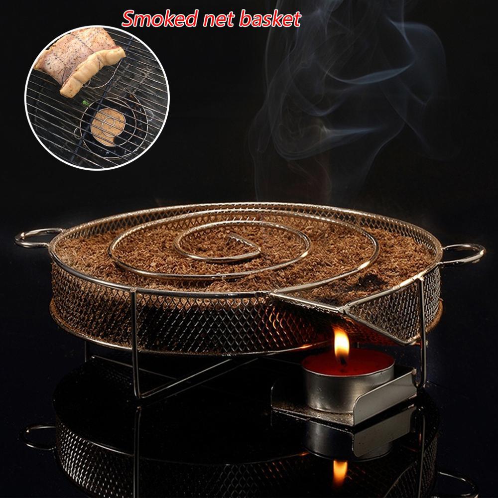 Cold Smoke Generator Grill Cooking Tool Barbecue Accessories Traeger For Masterbuilt Food Smoking Sawdust  Wood Chip Smoking Box