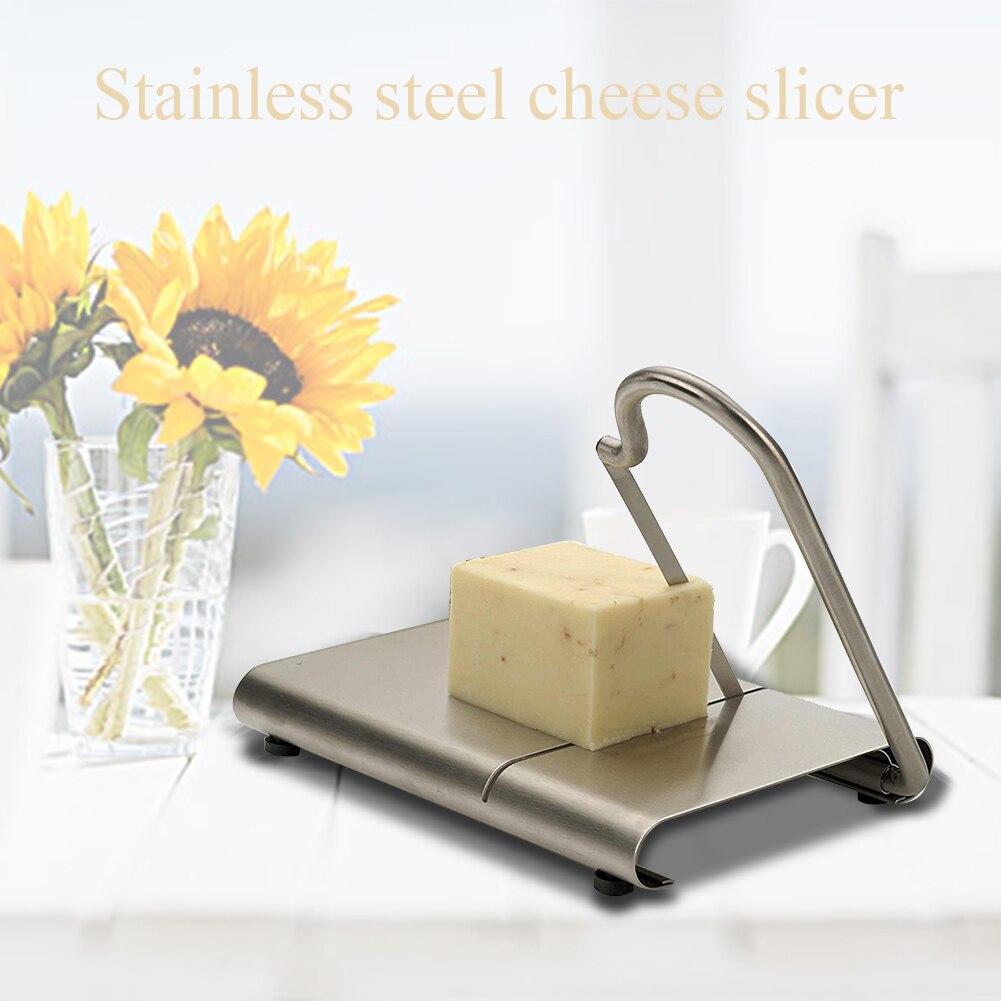 Hard Anti-slip DIY Cheese Slicer Practical Easy Clean Butter Vegetable Baking Stainless Steel Fruits Wire Cutter Kitchen Tools