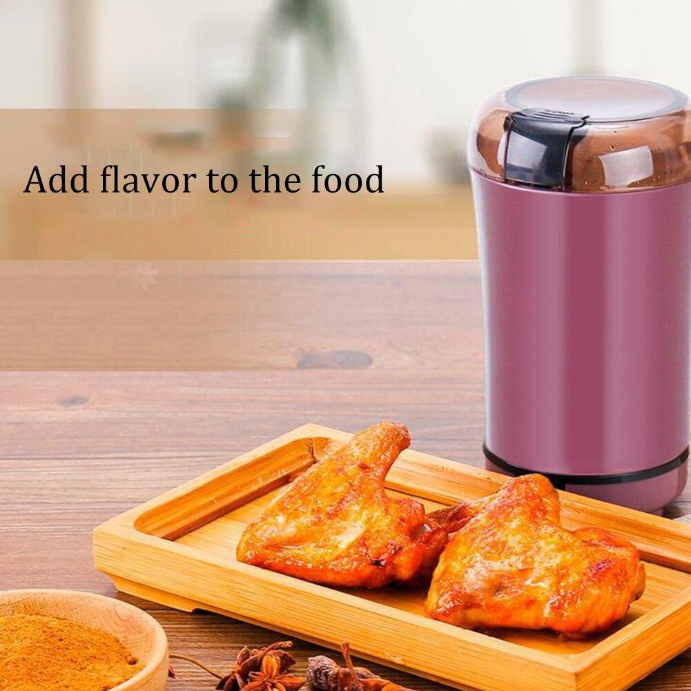 Kitchen Electric Coffee Grinder 400W Mini Salt Pepper Grinder Powerful Spice Nuts Seeds Coffee Bean Grind Machine Electronic