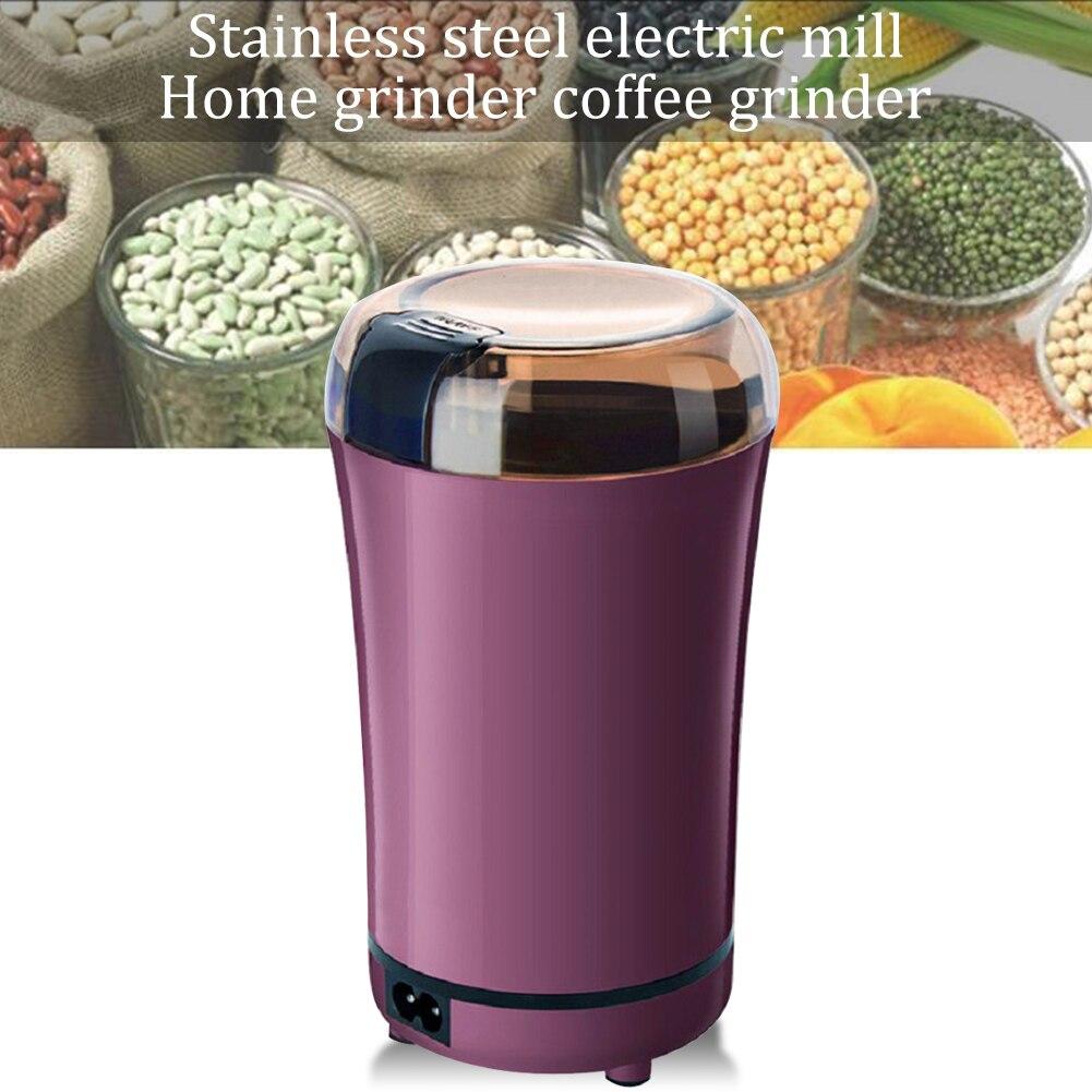 Kitchen Electric Coffee Grinder 400W Mini Salt Pepper Grinder Powerful Spice Nuts Seeds Coffee Bean Grind Machine Electronic