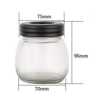 Manual Ceramic Burr Coffee Bean Grinder with Fortified Glass Storage Jar Durable Cafe Bean Mill Coffee Maker Kitchen Tools SP521