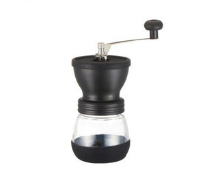 Manual Ceramic Burr Coffee Bean Grinder with Fortified Glass Storage Jar Durable Cafe Bean Mill Coffee Maker Kitchen Tools SP521