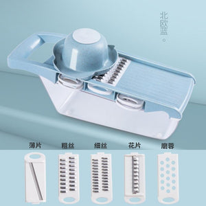 Manual  Cutter Shredder Cabbage Mandoline Potato Spiral Grater Multi Salad Spinner Food Chopper Kitchen Accessories