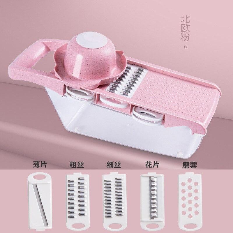 Manual  Cutter Shredder Cabbage Mandoline Potato Spiral Grater Multi Salad Spinner Food Chopper Kitchen Accessories