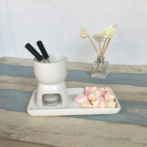 Mini Chocolate Fondue Set  Hightea Serving Fondue Pot  Mini Cheese Fondue