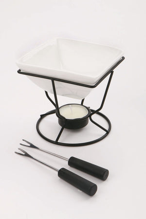 Mini Chocolate Fondue Set  Hightea Serving Fondue Pot  Mini Cheese Fondue