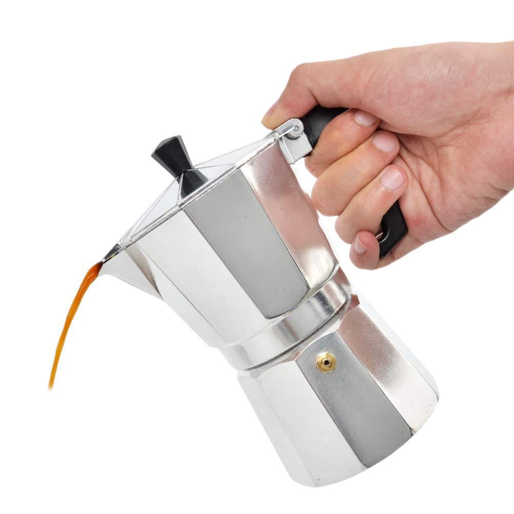 Mocha Latte Coffee Maker Italian Moka Espresso Percolator Pot Aluminum Mocha Coffee Pot Portable Coffee Kettle Kitchen Tools