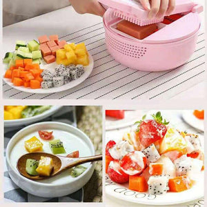 Multi-Function  Cutter Fruit Slicer Grater Shredders Drain Basket Slicers 13 In 1 Gadgets Kitchen Accessories