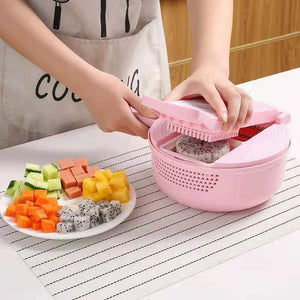 Multi-Function  Cutter Fruit Slicer Grater Shredders Drain Basket Slicers 13 In 1 Gadgets Kitchen Accessories