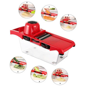 Multi-function  slicer with  cutter manual kitchen accessories tool potato peeler carrot grinder cheese grater