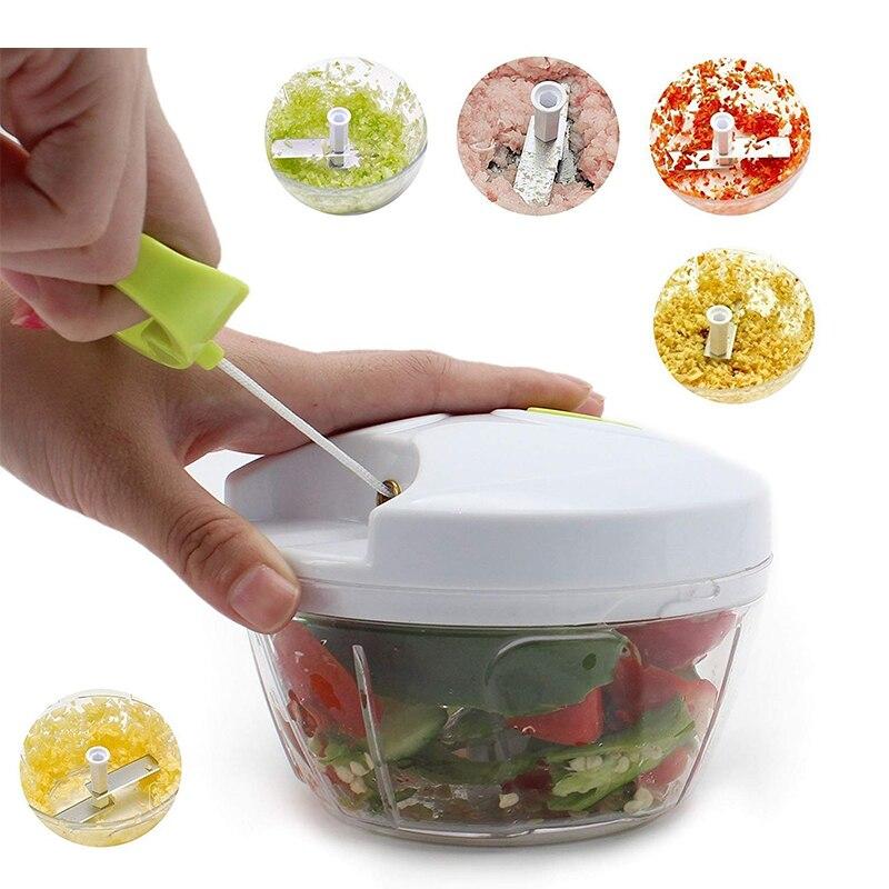 Multifunction Hand Pull Food Chopper  Fruit Slicer Meat Grinder Nuts Onions Chopper  Mincer Blender Mixer Kitchen Tools