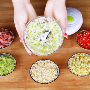 Multifunction Hand Pull Food Chopper  Fruit Slicer Meat Grinder Nuts Onions Chopper  Mincer Blender Mixer Kitchen Tools