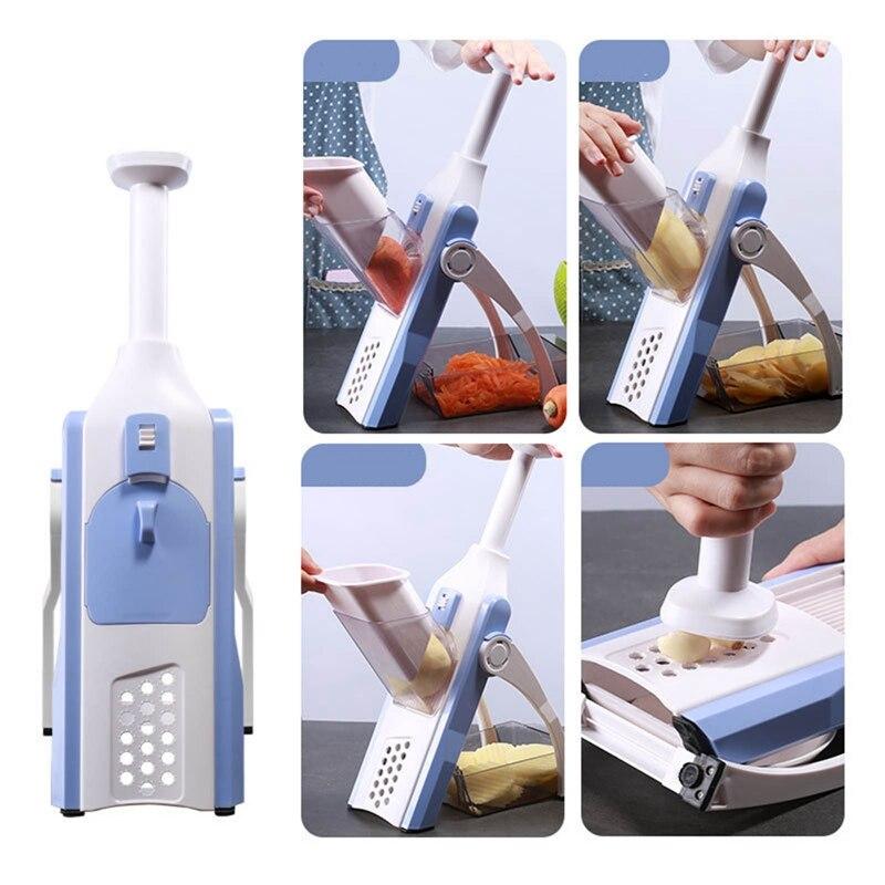 Multifunctional  Cutter Shredders Slicers Fruit Potato Peeler Carrot Grater Kitchen Accessories Basket  Slicer