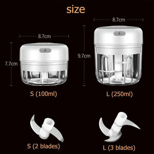 New Electric Mini Garlic Masher  Grinder Wireless Portable Electric Crusher Electric food Garlic Machine kitchen Tools