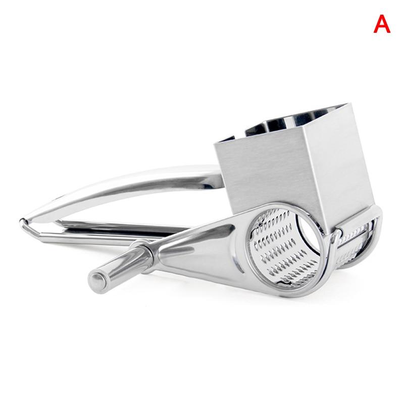 Newly Stainless Steel Cheese Grater Hand Crank Rotary Blades Vegetable Grinder Kitchen TE889