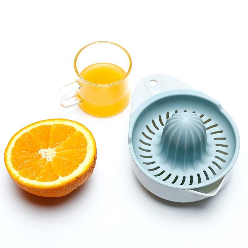 Orange Lemon Fruit Squeezer Cup Mini Plastic Household Manual Citrus Juicer With Handle Pour Spout Kitchen Accessories Cocina