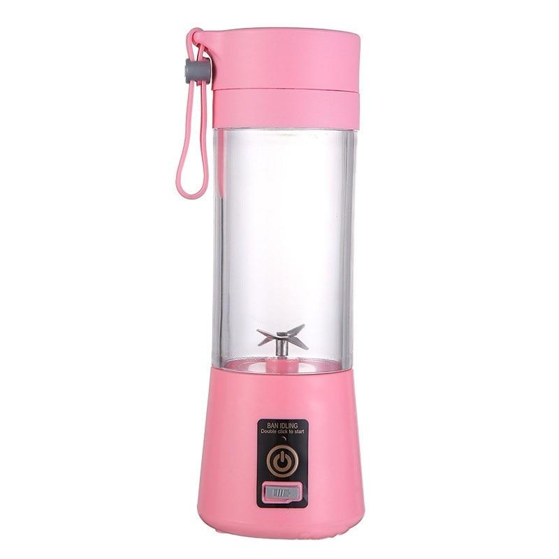 Portable Home USB Rechargeable 6-Blade Electric Fruit Extractor Juice Blender Machine Sports Bottle Juicing Cup Kitchen Tools