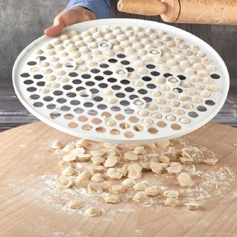 Ravioli Maker Making Pastry Dough Press Manti Mould Pelmeni Pasta Mantı Mold Dumpling Kitchen Tools Cuisine DIY Wrapper 200 Hole