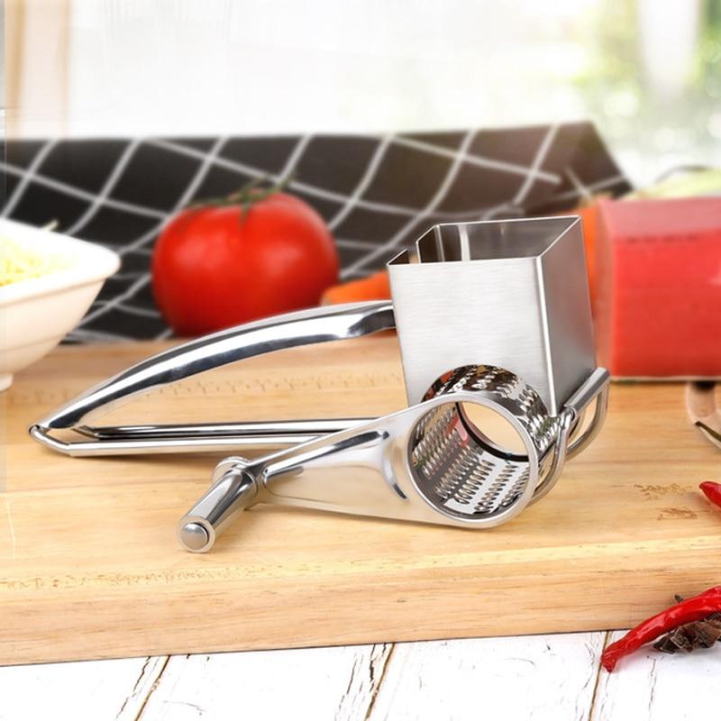 Rotary Cheese Grater butter knife Multifunction Stainless Steel cheese slicer tools knife cheese ralador