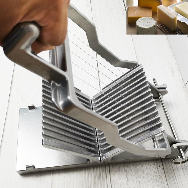 Stainless Steel Cheese Slicer Cutting Wire Butter Slicer Cutter Board Cutting Kitchen Tools